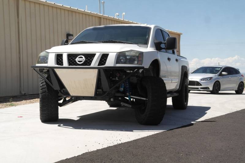 Nissan titan prerunner front bumper #8