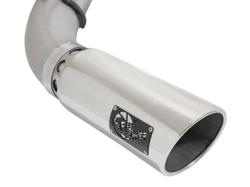 LARGE BORE HD 5" DPF-Back Stainless Steel Exhaust System w/Polished Tip