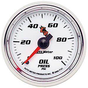 C-2 Series Gauges - Auto Meter C-2 Oil, Water, Pyrometer, and Voltmeter Gauges