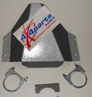 Xterra Rear Differential Skid Plate in Silver