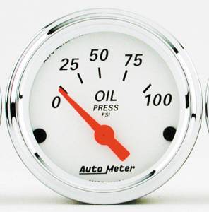 Oil Pressure Gauge 0-100 PSI with Red Pointer