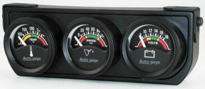 Electric Mini Three Gauge Water Temperature / Oil Pressure/ Volt