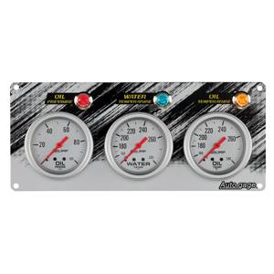 Race Panel Oil Pressure Water Temperature and Oil Temperature