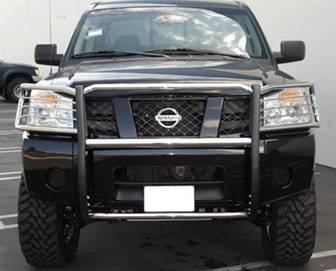 Armada Black Grille/Brush Guard