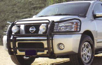 Armada Polished Stainless Grille/Brush Guard