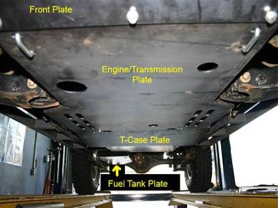Frontier Engine Transmission Skid Plate