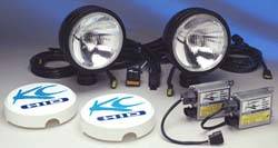 6" HID Black Driving Light Kit