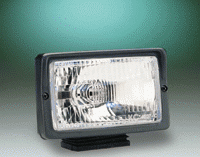 Single Black Plastic Driving Light