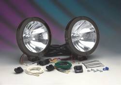 8" Black SS Long Range Rally Light System