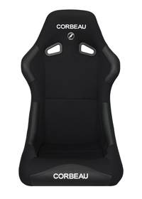 Forza Black Cloth Seat Extra Width