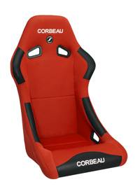 Forza Red Cloth Extra Width Seat