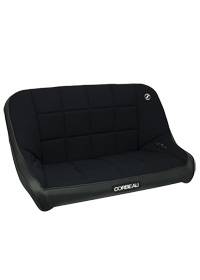 42 Inch Baja Bench Seat Black Vinyl and Cloth