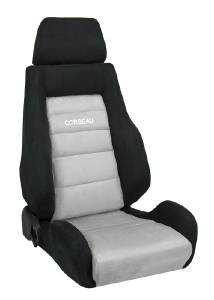 GTS II Black and Grey Micro-Suede Seat