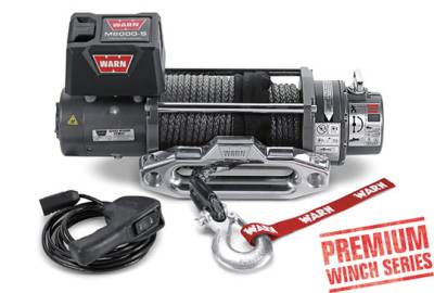 Warn M8000-S Winch With Aluminum Hawse Fairlead