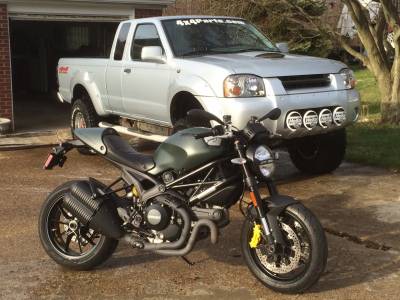 My 2001 Fronty and 2013 Ducati Diesel