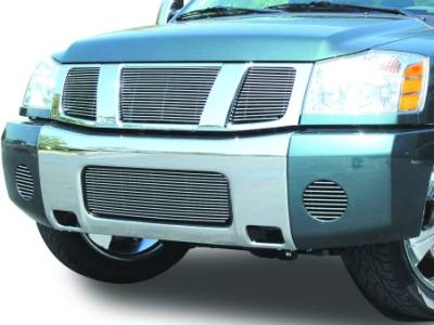 Titan Billet Grille Fog Lamp Insert 2 Piece