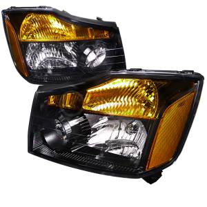 Titan Black Housing Headlight