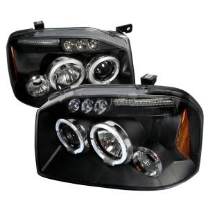 FRONTIER HALO LED PROJECTOR HEADLIGHTS IN BLACK