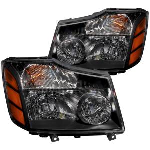 CRYSTAL HEADLIGHTS BLACK