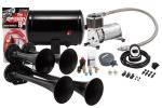 PROBLASTER COMPLETE BLACK COMPACT QUAD AIR HORN PACKAGE