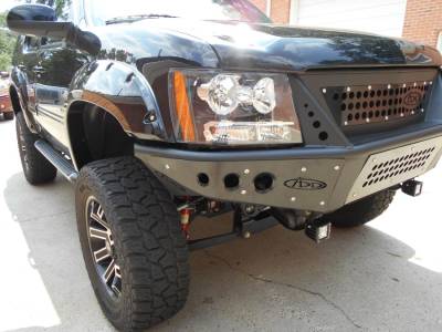 CHEVY AVALANCHE/SUBURBAN/TAHOE STEALTH FRONT BUMPER WITH INTEGRATED GRILLE