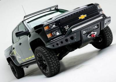CHEVY SILVERADO STEALTH FRONT BUMPER WITH WINCH MOUNT