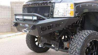 CHEVY 2500/3500 HONEYBADGER FRONT BUMPER WITH WINCH MOUNT