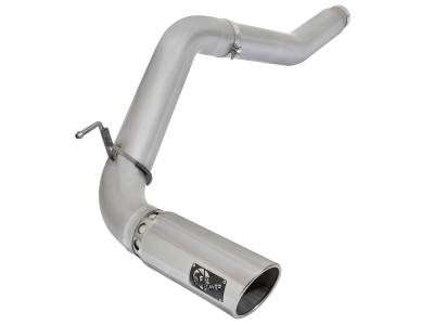 LARGE BORE HD 5" DPF-Back Stainless Steel Exhaust System w/Polished Tip