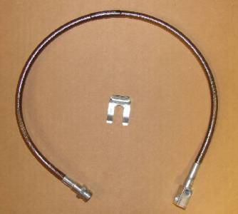 4X4 Parts - 4x4 Parts 27 Inch Long Smoke Rear Brake Line