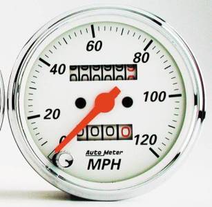 4X4 Parts - 4x4 Parts 3-1/8" 120 MPH Mechanical Speedometer with Red Pointer