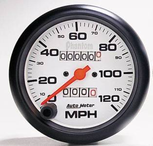 4X4 Parts - 4x4 Parts 3-3/8" 120 MPH In-Dash Mechanical Speedometer