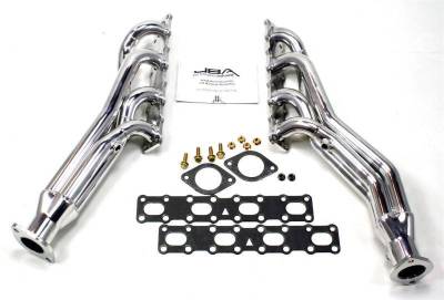 4X4 Parts - 4x4 Parts 409 Titan Silver Ceramic Long Tube Headers