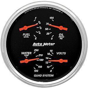 4X4 Parts - 4x4 Parts 5 Inch Quad Gauge