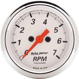 4X4 Parts - 4x4 Parts 7,000 RPM Electric Tachometer with Red Pointer