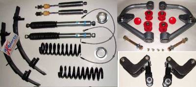 4X4 Parts - 4x4 Parts Advanced Crawler Suspension Package With Bilstein Shocks