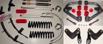 4X4 Parts - 4x4 Parts Advanced Crawler Suspension Package With Rancho RS9000XL Shocks