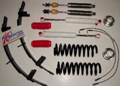 4X4 Parts - 4x4 Parts Competition Suspension Package With Rancho RS9000XL Shocks