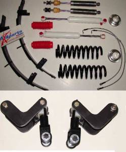 4X4 Parts - 4x4 Parts Crawler Suspension Package With Rancho RS9000XL Shocks