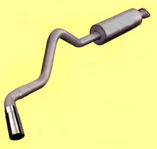 4X4 Parts - 4x4 Parts Frontier Stainles Steel Cat-Back Exhaust