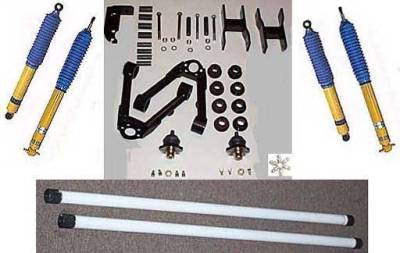4X4 Parts - 4x4 Parts Frontier Deluxe Suspension Package With Bilstein Shocks 