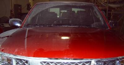 4X4 Parts - 4x4 Parts Frontier Fiberglass 4-Pin Hood