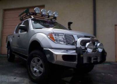 4X4 Parts - 4x4 Parts Frontier Front Bumper With Winch