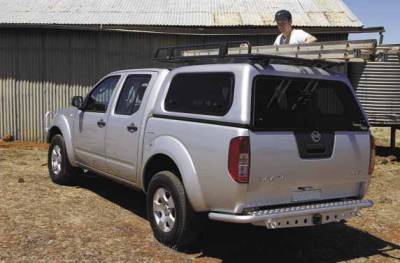 4X4 Parts - 4x4 Parts Frontier Rear Step Tow Bar