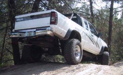 4X4 Parts - 4x4 Parts Frontier Tail Light Guards/Black