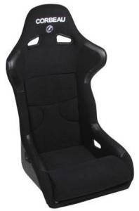FX1 Black Cloth With Black Inserts Seat Extra Width