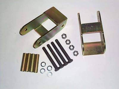 4X4 Parts - 4x4 Parts Hardbody 4wd and 2wd 1 Inch Lift Shackles