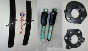 4X4 Parts - 4x4 Parts ACS Lift With Single Add-A-Leaf