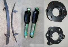 4X4 Parts - 4x4 Parts ACS Lift With 3 Leaf Add-A-Leaf