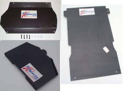 4X4 Parts - 4x4 Parts Pathfinder Set of 3 Skid Plates