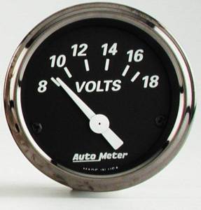 4X4 Parts - 4x4 Parts Voltmeter with Red Pointer 8-18 Volts